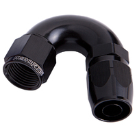 AF555-08BLK - ALLOY 150 DEG HOSE END -8AN