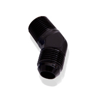 AF823-08-08BLK - MALE 45 DEG 1/2" NPT TO -8AN