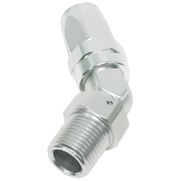 AF828-10-06S - Male 3/8 NPT 45 Deg to -10 Hos