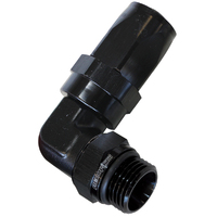 AF849-16-12BLK - 90 DEG -12 ORB TO -16AN HOSE