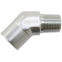 AF915-10S - 45 DEG FEMALE TO MALE 3/4" NPT