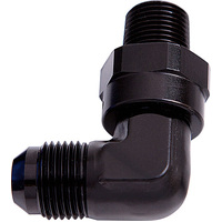 AF922-06-02BLK - 90 DEG 1/8" NPT TO -6AN