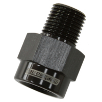 AF925-04-04BLK - 1/8" BSP male to 1/8" NPT